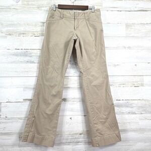 Eddie Bauer Blakely Bootcut Khaki Pants Women's Size 6 Cotton Blend‎ 30x30